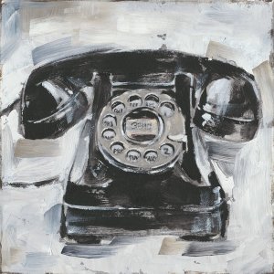 Retro Phone I by Ethan Harper Oil Painting
