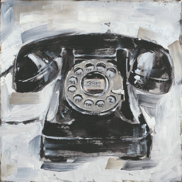 Main Product Photo of Retro Phone I Painting by Ethan Harper