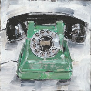 Retro Phone III by Ethan Harper Oil Painting