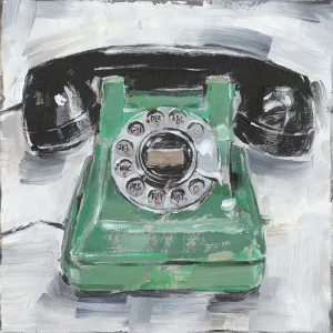 Retro Phone III Oil painting by Ethan Harper