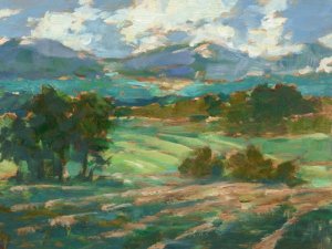 Rolling Farmland I Oil painting by Ethan Harper