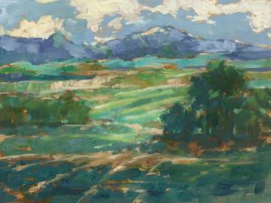 Rolling Farmland II Oil painting by Ethan Harper