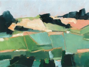 Rolling Fields I Oil painting by Ethan Harper