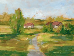 Rural English Cottage II by Ethan Harper Oil Painting