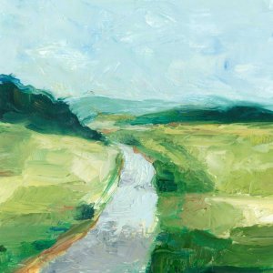 Rural Path II Oil Painting by Ethan Harper - Contemporary