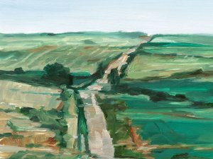 Rural Route I Oil Painting by Ethan Harper - Contemporary