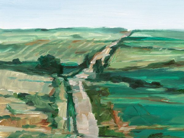 Rural Route I by Ethan Harper - Hand-Painted Oil Painting Reproduction