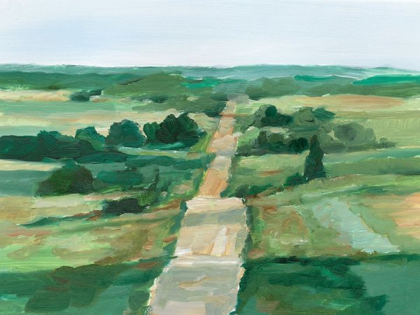 Main Product Photo of Rural Route II Painting by Ethan Harper