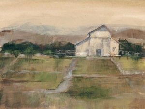 Rural Sunset I by Ethan Harper Oil Painting