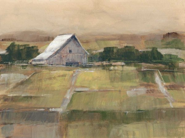 Rural Sunset II by Ethan Harper - Hand-Painted Oil Painting Reproduction