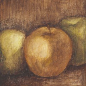 Rustic Apples I by Ethan Harper Oil Painting