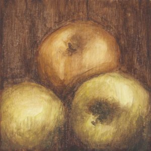 Rustic Apples II by Ethan Harper Oil Painting