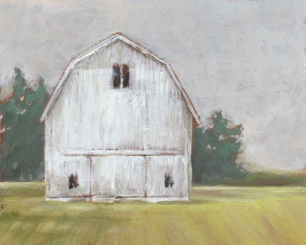 Rustic Barnyard I by Ethan Harper - Hand-Painted Oil Painting Reproduction