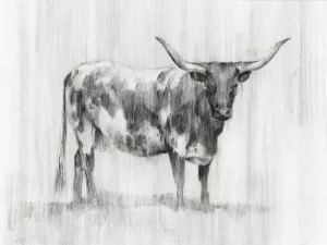 Rustic Bovine I by Ethan Harper Oil Painting