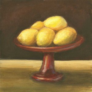 Rustic Fruit Bowl III by Ethan Harper Oil Painting