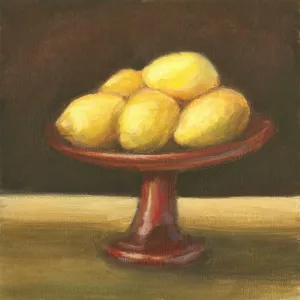 Rustic Fruit Bowl III Oil Painting by Ethan Harper - Contemporary