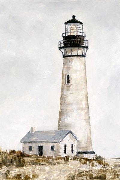 Main Product Photo of Rustic Lighthouse II Painting by Ethan Harper
