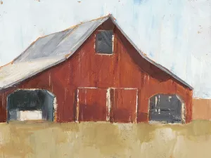 Rustic Red Barn I by Ethan Harper Oil Painting