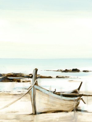 Rustic Row Boat II by Ethan Harper Oil Painting