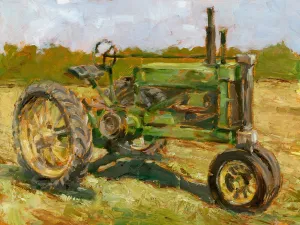 Rustic Tractors I by Ethan Harper Oil Painting