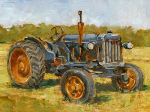 Rustic Tractors III by Ethan Harper Oil Painting