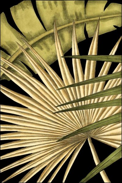 Main Product Photo of Rustic Tropical Leaves I Painting by Ethan Harper