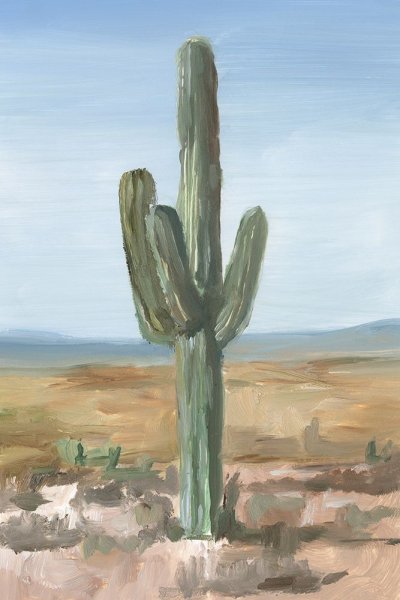 Main Product Photo of Saguaro Cactus Study I Painting by Ethan Harper