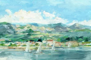 Sailing Along the Coast II by Ethan Harper Oil Painting