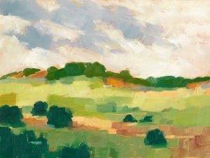 Scattered Trees II Oil painting by Ethan Harper