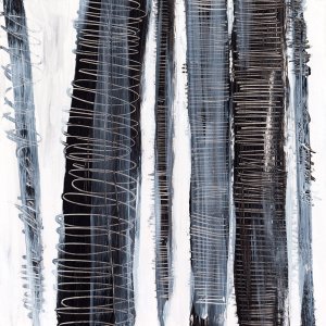 Scribble Birches I by Ethan Harper Oil Painting