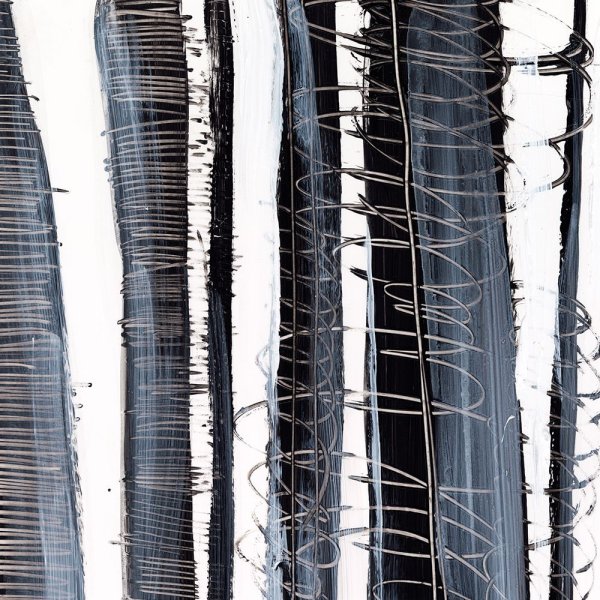 Scribble Birches II by Ethan Harper - Hand-Painted Oil Painting Reproduction