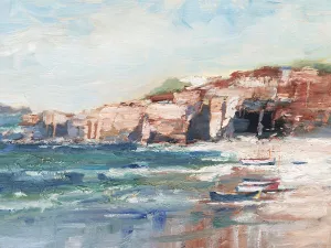 Sea Cliff Study II by Ethan Harper Oil Painting