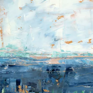 Serene Seascape II Oil Painting by Ethan Harper - Contemporary