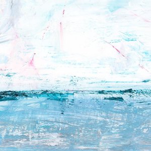 Shimmering Sea Horizon I Oil painting by Ethan Harper