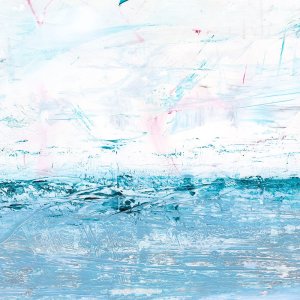Shimmering Sea Horizon II by Ethan Harper Oil Painting