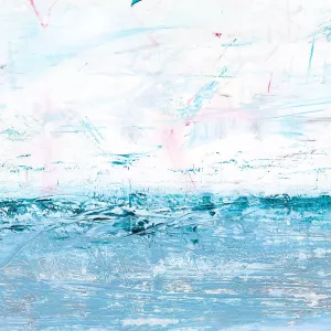 Shimmering Sea Horizon II by Ethan Harper Oil Painting