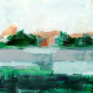 Sienna Sunset I by Ethan Harper Oil Painting