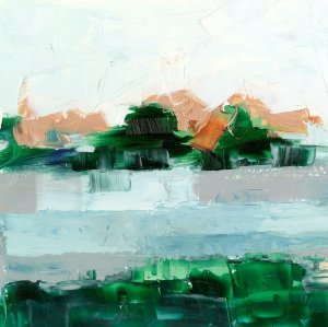 Sienna Sunset II by Ethan Harper Oil Painting