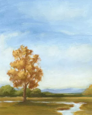 Small Summer Horizons V Oil Painting by Ethan Harper - Contemporary