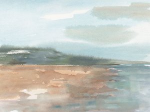 Soft Shore Horizon I by Ethan Harper Oil Painting