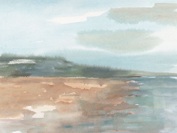 Soft Shore Horizon I by Ethan Harper - Hand-Painted Oil Painting Reproduction