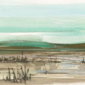 Sparkling Marsh II by Ethan Harper Oil Painting