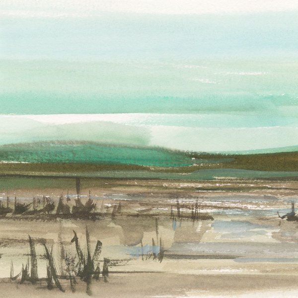 Sparkling Marsh II by Ethan Harper - Hand-Painted Oil Painting Reproduction