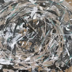Sporadic Energy II Oil Painting by Ethan Harper - Contemporary