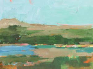 Spring River Crossing I Oil painting by Ethan Harper
