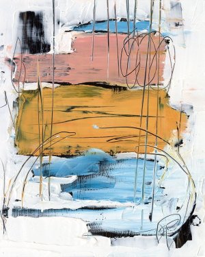 Stacked Together I by Ethan Harper Oil Painting