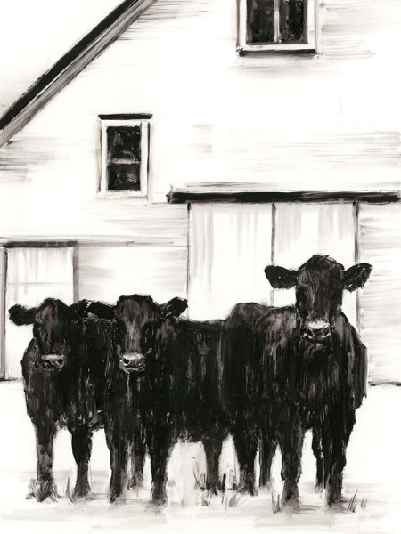 Standing Around I by Ethan Harper - Hand-Painted Oil Painting Reproduction