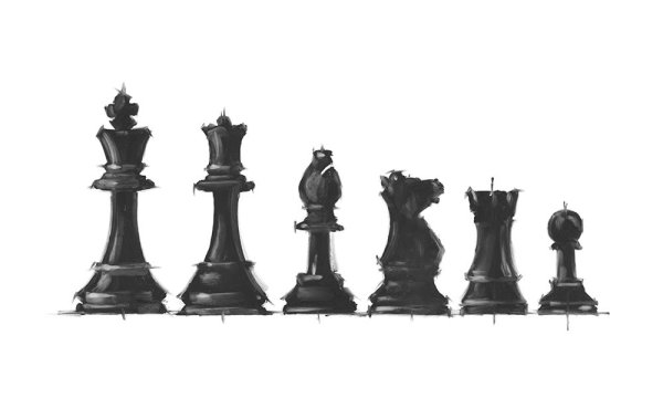 Main Product Photo of Starting Line Up I Painting by Ethan Harper