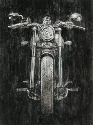 Steel Horse I Oil Painting by Ethan Harper - Contemporary