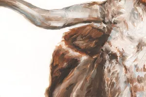 Steer Clear I Oil Painting by Ethan Harper - Contemporary